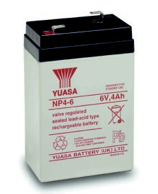 Аккумуляторная батарея Yuasa NP 4-6 Yuasa NP 4-6 фото, купить, цена, магазин